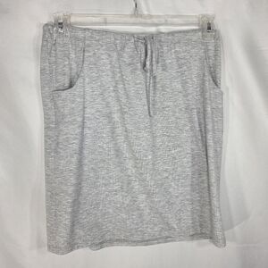 Sonoma Life + Style Grey Draw String Elastic Waist Skirt w/Pockets Size Small